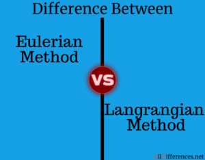 Comparison between Lagrangian and Eulerian Method