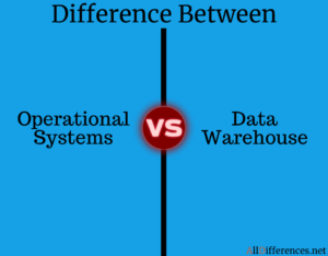 Difference Between Operational Systems and Data Warehouse