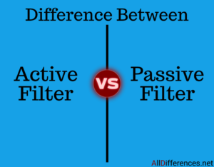 Comparison between Active Filter and Passive Filter