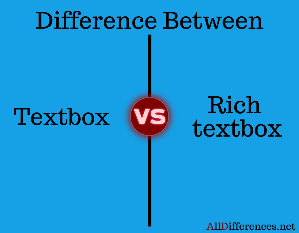 difference between textbox and richtextbox