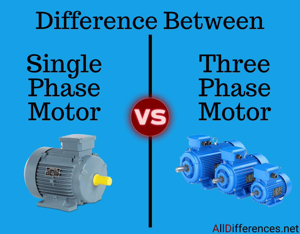 Difference Between Single Phase and Three Phase Motor