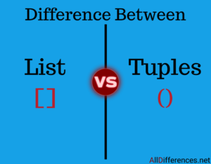 List and Tuples Difference