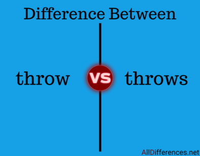 throw and throws difference