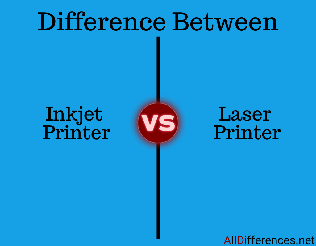 tilpasningsevne Foragt Tøm skraldespanden Difference between Inkjet Printer and Laser Printer